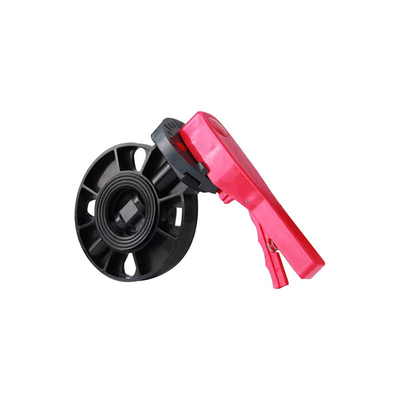 PP CPVC Butterfly Valve Pvc 6 بوصة محرك هوائي أو كهربائي