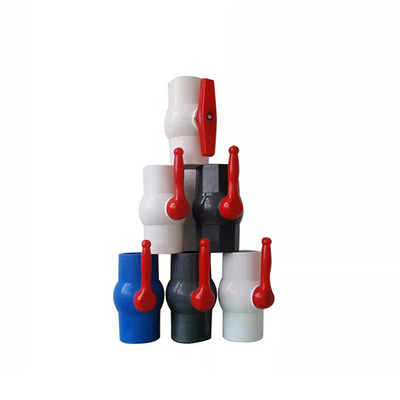 PVC دليل الكرة صمام DN15-DN100 الخيوط المقبس محرك كهربائي دوار