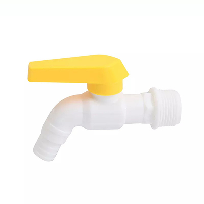 واحد PVC PP صنبور 1.2MPA ضغط صنبور المطبخ البلاستيك الأبيض