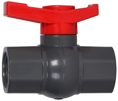 DN15-DN100 1 UPVC Ball Valve PVC Water Pipe Ball Valve المعيار الوطني