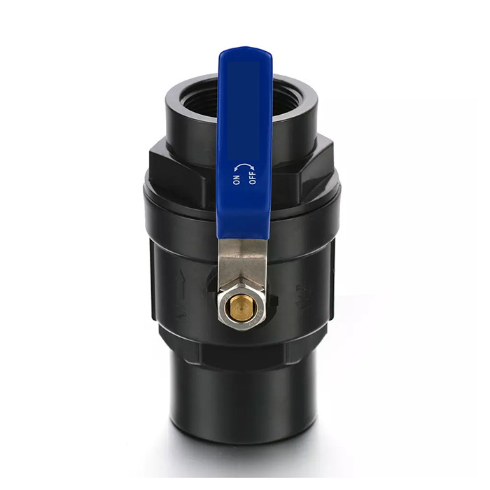 OEM 75mm بولي كلوريد الفينيل الكرة صمام UPVC 2 قطعة الجسم الكرة صمام استخدام الري