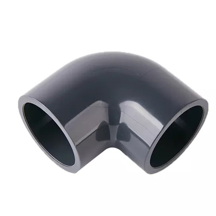 أسود PN25 PVC 90 درجة الكوع مواسير بلاستيك مواسير 20 مم -110 مم
