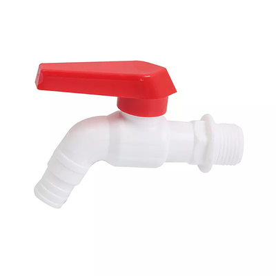 واحد PVC PP صنبور 1.2MPA ضغط صنبور المطبخ البلاستيك الأبيض