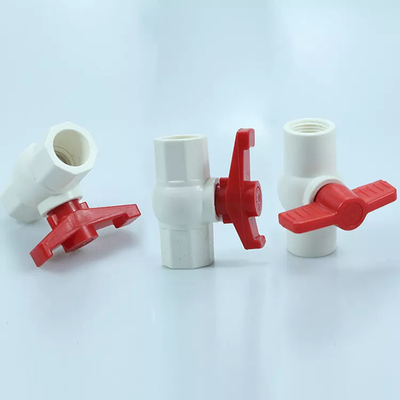 UPVC سبيرز غلوب صمام 2 بوصة PVC الكرة صمام القلويات مقاومة